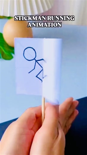 DIY Stickman running #art #butifyoucloseyoureyes #drawing #games