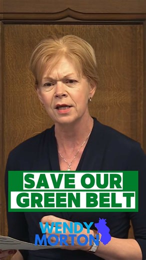 At every opportunity in the House of Commons I will continue to raise the plight of our precious Green Belt and make the views of you all known. Together we will stand firm and continue to send a message to this terrible Labour Government that our Green Belt is not for sale! | Wendy Morton MP