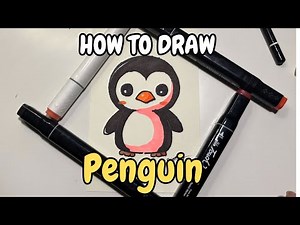 How to Draw Penguin / Easy drawing for kids