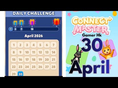 Connect Master Daily Challenge 30 April 2026 Answer