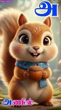 Tamil Alphabets for Kids | Easy Letter Learning #KidsEducation #LearnTamil