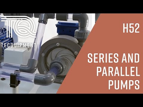 Understanding Series and Parallel Pumps | TecQuipment Demonstration | Fluid Mechanics