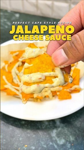 🌶️😍 Cafe style jalapeno cheese sauce recipe 😍 #cheese #sauce #ytshorts #homemade
