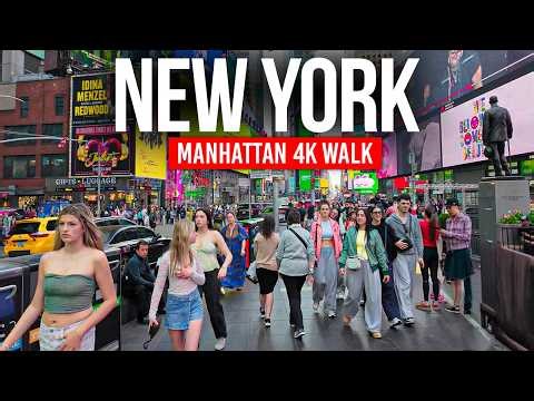 NEW YORK 🇺🇸 Full City Walk – 8 Hours of Exploration | 4K Walking Tour