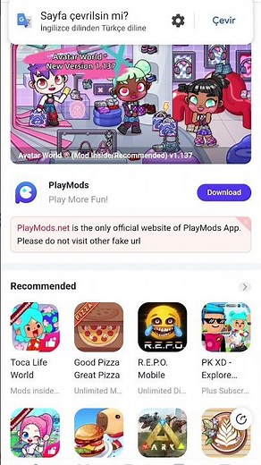 playmods nasıl indirilir 40 saniye