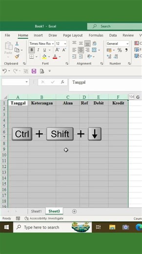 Excel automatic border input when journaling #excel #exceltips