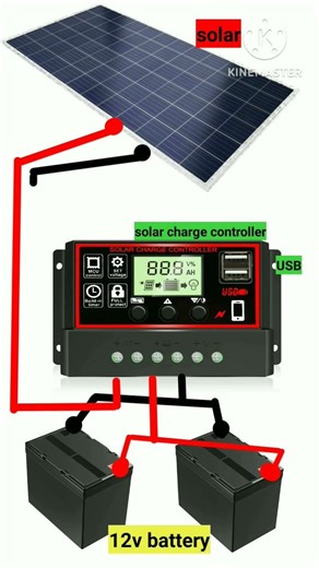 How to Charge Lead Acid Battery from Solar Panel | Complete Wiring Diagram 🔋☀️ #batterysaver #yt