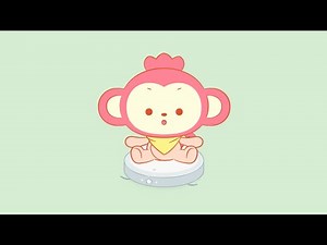 Baby Friends loop animation | vacuum ASMR | White noise | Baby Sensory | Pinkfong! Baby Friends