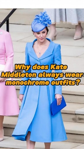 No one realizes why Kate always wears monochrome outfits; she really gave Camilla a lesson!#usa #foryou #fyp #celebrity #kate | Royal Solsea