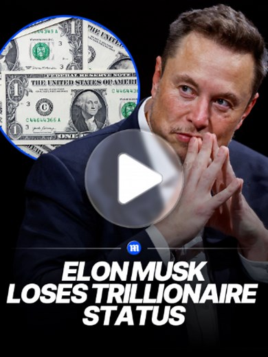 Elon Musk, the world's richest person, has fallen short of trillionaire status after a steep decline in Tesla and SpaceX shares during Tuesday's global market sell-off. According to Bloomberg's Billionaires Index, Elon Musk's net worth has dropped to $957 billion. Musk crossed the $1 trillion threshold earlier this month following SpaceX's landmark initial public offering, which valued the aerospace company at more than $2 trillion. #elonmusk #tesla #spaceX #trillionaire #news