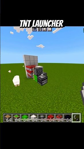 How To Build TNT Launcher In Minecraft#minecraft#tutorial#Builds#gaming#shorts#shortfeed#redstone