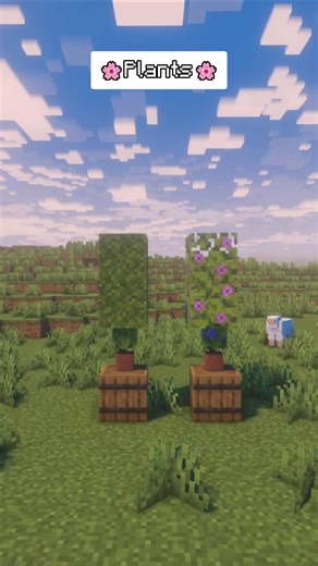Aesthetic Plants in Minecraft! 🌸✨
