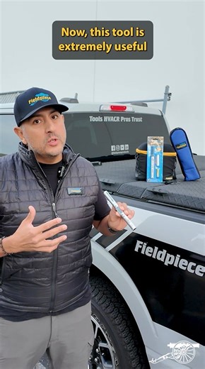 Your pocket will thank you. The PRH2 Digital Psychrometer is a handy tool that saves you steps on the job. When a customer says the AC isn’t working, just pull the PRH2 from your pocket, take quick temps at registers and grills, and get a clearer picture of what tools you need to tackle the job – before heading back to the truck. Grab a PRH2: https://www.fieldpiece.com/product/prh2-digital-psychrometer/ #HVACR #ToolTips #Fieldpiece #HVACTools | Fieldpiece Instruments