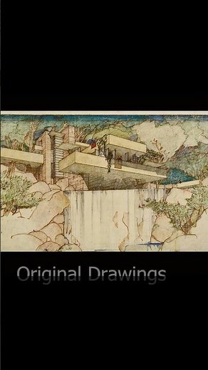 FL Wright made the plans for Fallingwater in only 2 hours!
