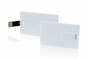[Hot Item] Blank Credit Card Memory Flash Drive White Color Card USB Disk