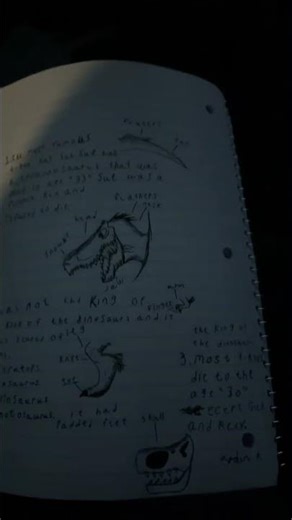 My T-Rex anatomy and facts :3 # #dinosaur ￼