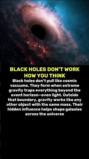 🌌How Black Holes Shape Galaxies #shorts #astronomy #space #cosmicexploration #universe