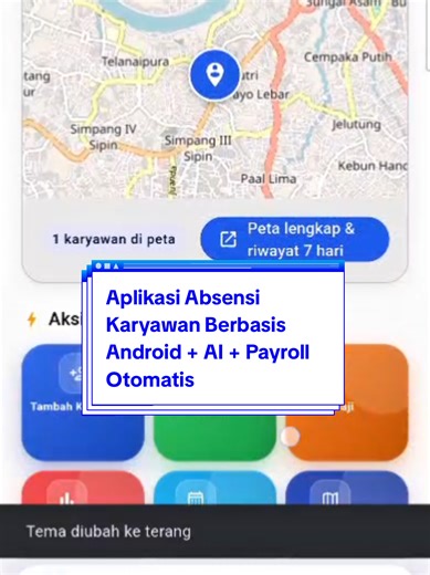 Aplikasi Absensi Karyawan Berbasis AI dan Android