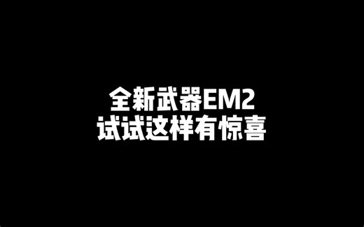 全新武器EM2综合测评