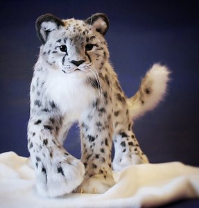 BIG SNOW LEOPARD Plush Toy, Cat Stuffed Animal, Weighted Plush, Snow Leopard Plushie, Long Cat Plush Toy, Realistic Art Doll, Cute Plush Toy - Etsy UK