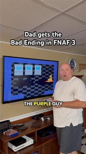Dad gets the Bad Ending in FNAF 3! 👻