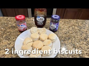 Biscuits!! 2 ingredients no fail recipe EASY