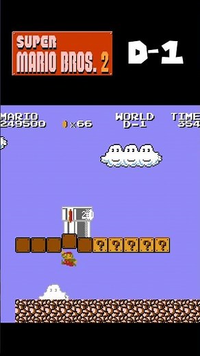 Super Mario Bros.: The Lost Levels D-1
