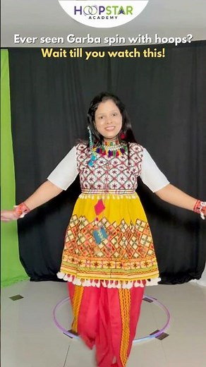 Navratri Garba with Hula Hoop | Hoopstar Academy | Kids Dance, Confidence & Fitness