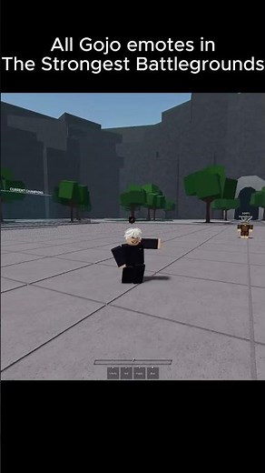 ALL Satoru Gojo Emotes in THE STRONGEST BATTLEGROUNDS