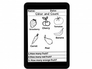 Color & Count Math Worksheet Set: Grades 2-4 (PDF Download) - Etsy