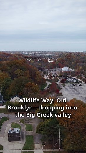 Twenty seconds in the valley: Wildlife Way dips into Old Brooklyn where Big Creek heads for the Cuyahoga. The Zoo moved here in 1907—leaving Wade Park for Brookside—and it’s grown into Cleveland Metroparks Zoo, caring for animals and driving conservation and education across Northeast Ohio #oldbrooklyn #wildlifeway #cuyahogariver #brookside #cleveland #fblifestyle #clevelandmetroparks | Propped Productions