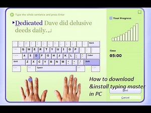 How to download & install typing master pro v.7.0.1.763 without product key