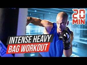 INTENSE 20 Minute Heavy Bag Workout