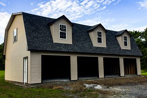 4-Car Barn Garages | Legacy 2-Story MaxiBarn 4-Car Garage