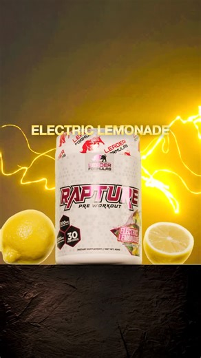 Leader Formulas on Instagram: "Energy you can see ⚡️Power you can feel 💪 Shop Rapture Pre Workout TODAY! LINK in Bio!"