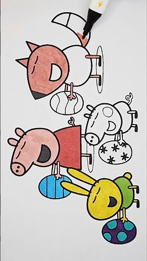 Peppa Pig Drawing and Coloring Pages, 403 #drawing #peppapig #peppapigdrawing #peppapigcoloring