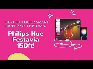 Philips Hue Festavia 150ft Review – The Ultimate Permanent Outdoor Lights!