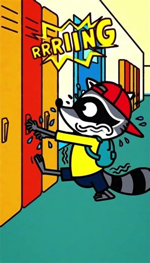 Raccoon vs Locker 😂 | Funny 2D Cartoon