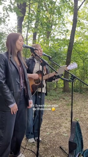 Neulich im Kronepark in München.😊💕#hochzeitssängerinnen #münchenmusik