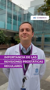 Conoce el examen que puede cambiar tu futuro. ✅ Las revisiones prostáticas regulares son clave para mantener tu salud bajo control. Si tienes 50 años o más, es fundamental que te realices un chequeo anual. El cáncer de próstata, cuando se detecta a tiempo, tiene altas tasas de tratamiento exitoso. Junto al Doctor Álvaro Marchant, Urólogo de UC CHRISTUS, te contamos más sobre la importancia de consultar a tiempo. 📅 Agenda tu chequeo hoy en el enlace de nuestra biografía. #UCCHRISTUS #Urología | 