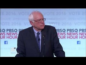 Sen. Bernie Sanders says free college tuition "should be a right"