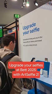 3.3K views · 67 reactions | Time to ditch the duck face! Level up your selfie game with Google Arts & Culture ArtSelfie. Stop by booth SJ20 at #BettUK2025 to try it out yourself! 盧 Not at Bett? Download the Arts and Culture app to try it in the classroom: goo.gle/4hjqUhC | Google for Education | Facebook