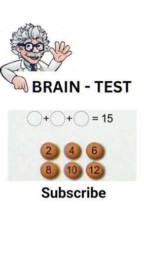 Time for a little brain workout! 🧠 which three numbers add up to 15?🤔 Drop your answers below! 👇