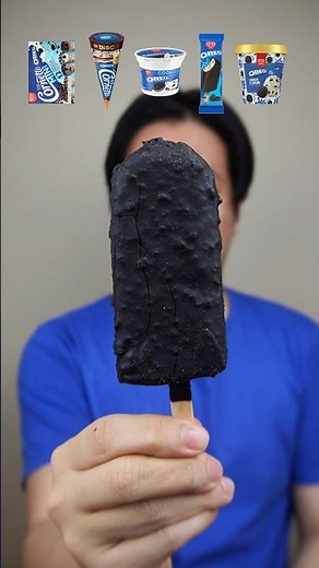 EATING VARIOUS OREO ICE CREAM #asmr #mukbang