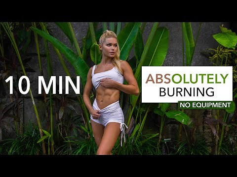 10 MIN ABS(OLUTELY) BURNING - very intense sixpack workout I for obliques, lower & upper abs