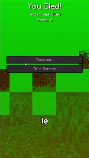 Le SECRET Caché Des CREEPERS Sur MINECRAFT #minecraft #minecrafttips