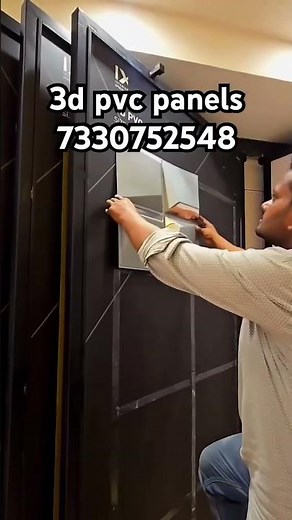 transform your space with this stunning 3d pvc panels contact us now for more details...#interiordes