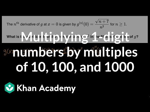 Multiplying 1-digit numbers by multiples of 10, 100, and 1000 | Math | 4th grade | Khan Academy