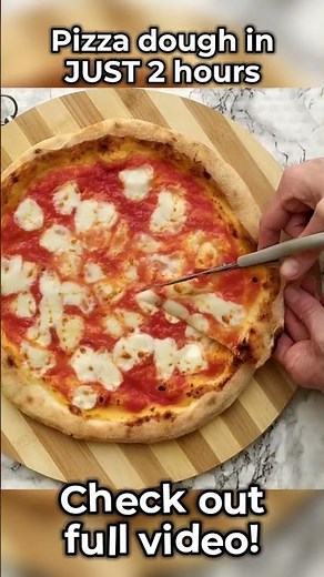 2 hours #pizza dough | NEW VIDEO OUT NOW 🍕