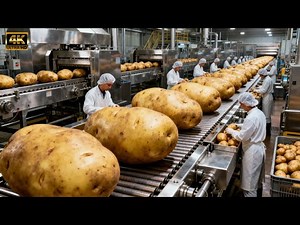 Inside a Modern Potato Chip Factory: From Whole Potatoes to Perfectly Crispy Snacks (Full Process)